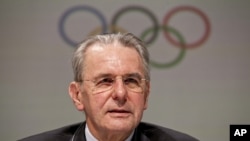 IOC President Jacques Rogge (file photo)