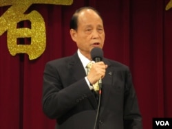 台湾海基会董事长林中森(美国之音 张永泰拍摄)