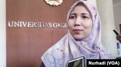 Pakar Geografi UGM, Dyah Rahmawati Hizbaron. (Foto: VOA/Nurhadi)