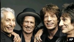 The Rolling Stones (Keith Richards is second from left)