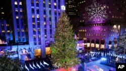 Árbol de Navidad del Rockefeller Center el año pasado.