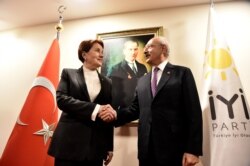 İyi Parti Lideri Meral Akşener ve CHP Lideri Kemal Kılıçdaroğlu
