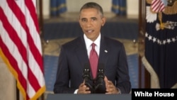 President Barack Obama delivers a speech on U.S. strategy against ISIL.