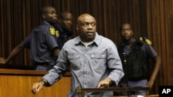 Nigerian terror suspect Henry Okah, in court in Johannesburg, (File photo). 