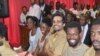 Activistas Rosa Conde, Laurinda Gouveia, Luaty Beirão no tribunal. Luanda, Angola. Nov 16, 2015