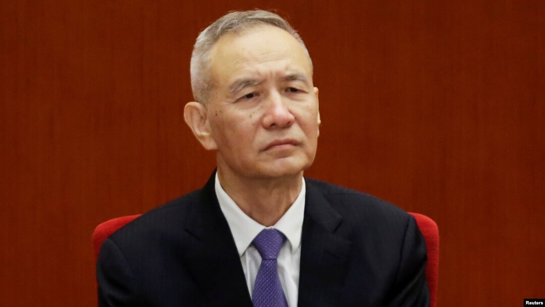 Chinese Vice Premier Liu He attends an event marking the 40th anniversary of China's reform and opening up at the Great Hall of the People in Beijing, Dec. 18, 2018.