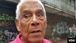 Sixto Guzman: 'All the evils have happened in 2017. … We hope to overcome this in 2018.' (N. Kolster/VOA)