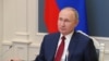 Presiden Rusia Vladimir Putin berpidato di Forum Ekonomi Dunia virtual melalui tautan video dari Moskow pada 27 Januari 2021. (Foto: Mikhail Klimentyev/Sputnik/AFP)