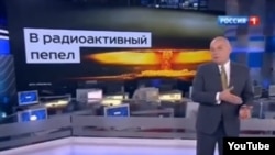 Russia -- "Russia Today" head Dmitry Kiselev saying that "Russia can turn US into radioactive ash", 17 March 2014.