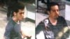Esta colagem de imagens publicada pela Interpol e divulgada pela polícia malaica em Sepang, Malásia, a 11 de Março, 2014, mostra Pouri Nourmohammadi, 19, (à esquerda) e Delavar Seyedmohammaderza, 29, que terão embarcado no avião desaparecido da Malaysia Airlines