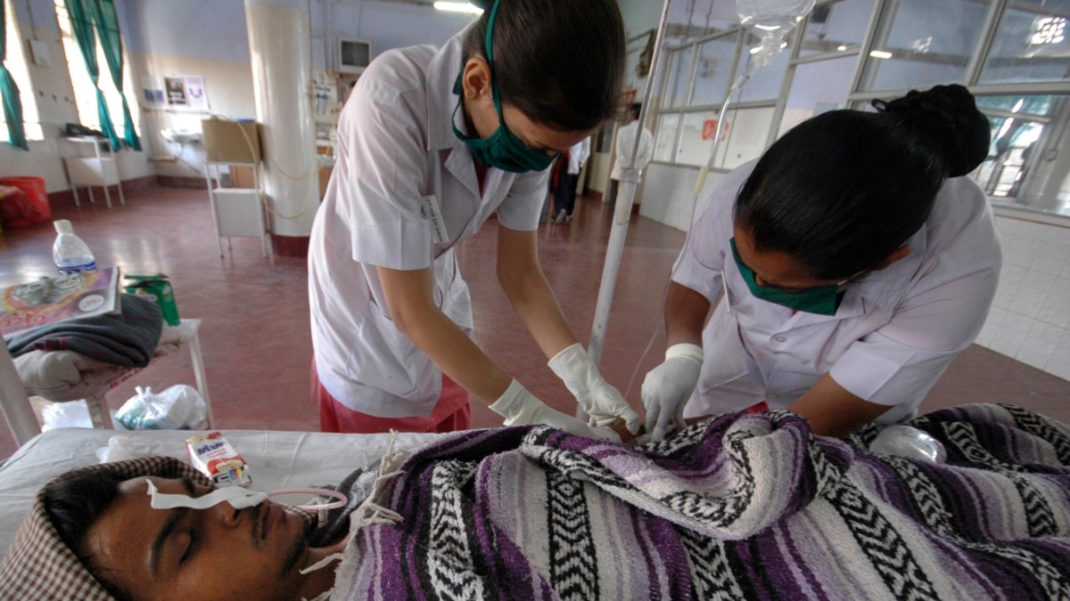 hepatitis patient in hospital