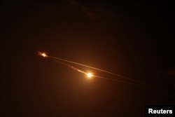 رهگیری یک موشک در آسمان تل‌آویو در ساعات اولیه امروز