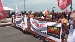Brésil: manifestation réclamant justice pour un Congolais tué