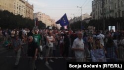 39. protest "1 od 5 miliona" u Beogradu (Foto: Ljudmila Cvetković, RSE)