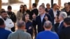 Spain's King Felipe VI and Queen Letizia visit the flood damaged town of Utiel, in the region of Valencia, eastern Spain, in the aftermath of catastrophic deadly floods, on November 19, 2024.