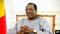 Le président tchadien, Idriss Deby Itno, le 20 avril 2016. 