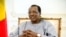 FILE - President Idriss Deby Itno at the presidential palace in N’Djamena, Chad on April 20, 2016. 