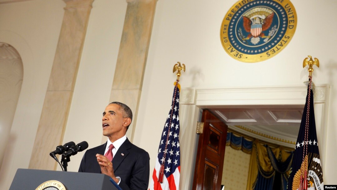 Tổng thống Obama đọc diễn văn trình bày sách lược chống nhóm Nhà nước Hồi giáo. 10/9/14