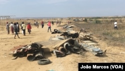 Polícia expulsa desalojados do bairro de Salinas, Benguela, Angola