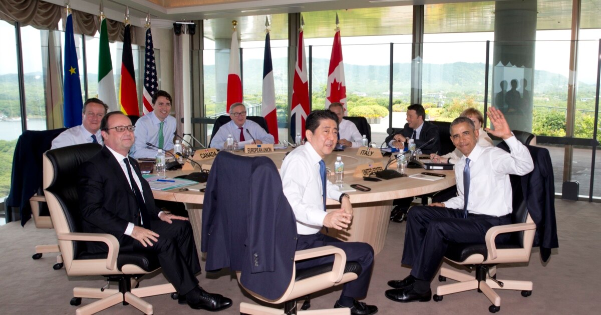 G7 정상 "가장 강력한 표현으로 북한 핵 규탄" 선언