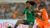 FILE — Nigeria's Alex Iwobi controls the ball during the final of the 2023 African Cup of Nations against Ivory Coast, at the Olympic Stadium of Ebimpe in Abidjan, Ivory Coast, on February 11, 2024.
