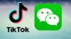 TikTok dan WeChat ikut terdampak akibat sengketa teknologi dan spionase antara Washington dan Beijing (foto: ilustrasi). 