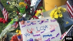 Un memorial en la mémoire des victimes, Chattanooga, 17 juillet 2015.