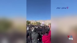 شعار «مرگ بر خامنه‌ای» در مراسم چهلم علیرضا صیدی
