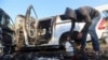 Pogođen automobil humanitarne organizacije tokom izraelskih zračnih napada na Gazu.