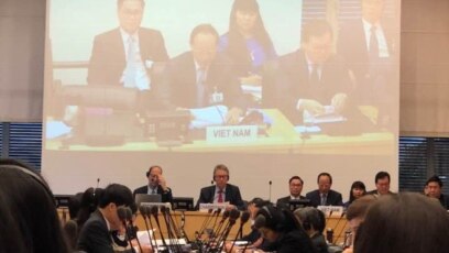 Phiên họp tại LHQ kiểm điểm về tình trạng thực thi Công ước chống tra tấn của Việt Nam ngày 14/11/2018.