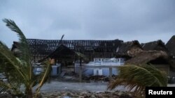 Una vista de los edificios destruidos tras el huracán Fiona en Punta Cana, República Dominicana, 19 de septiembre de 2022. REUTERS/Ricardo Rojas