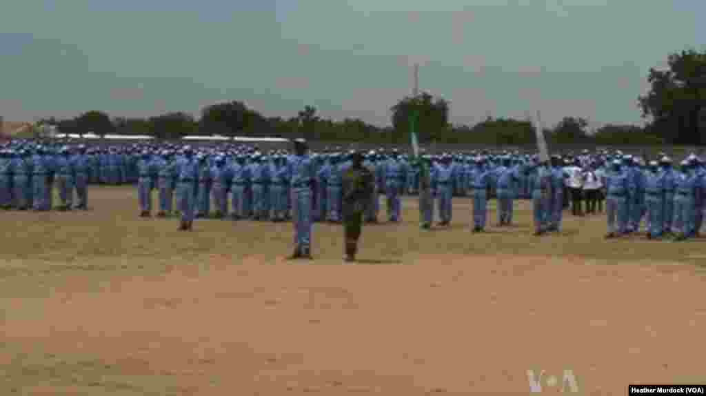 Civilian JTF in formation, Maiduguri, Nigeria, December 2013