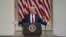 El presidente Donald Trump responde a preguntas de los periodistas durante un evento en el Jardín de las Rosas para la protección de los ancianos que sufren de diabetes. Martes 26 de mayo de 2020.