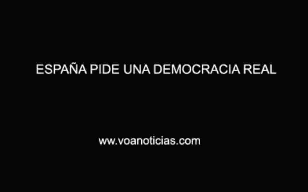 Madrid pide una democracia real