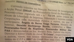 Angola procuradora jornalistas crime