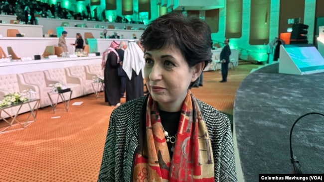 Leila Pakkala, the director of UNICEF’s supply division in Riyadh, Saudi Arabia in February 2025.