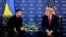 US President Donald Trump meets with Ukraine's President Volodymyr Zelenskiy during the 81st United Nations General Assembly (UNGA) in New York City, US, September 22, 2026. 