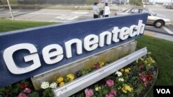 Genentech, perusahaan AS yang memproduksi obat kanker 'Avastin'.