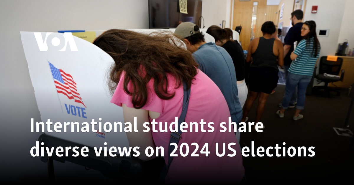 International students share diverse views on 2024 US elections