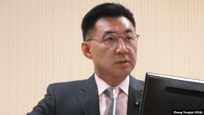 资料照:台湾在野党国民党党主席江启臣