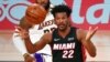 Jimmy Butler (22) de Miami Heat, lors de la finale NBA contre les Los Angeles Lakers, USA, le 4 octobre 2020. 