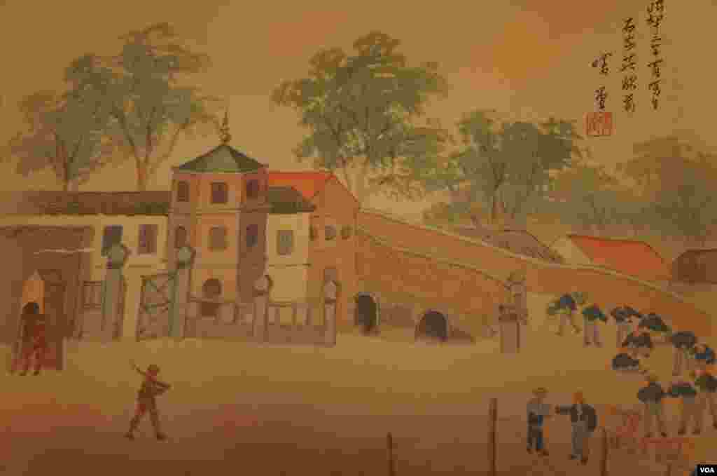 “石家庄车站前”的描绘日期是昭和十三年（1938年）四月