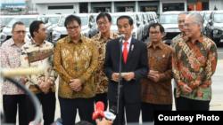 Presiden Joko Widodo di Tanjung Priok, Jakarta, 25 April 2018. (Foto: Biro Pers Istana).