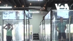 В Каліфорнії відкрився спортзал з ізолюючими кубами для відвідувачів. Відео
