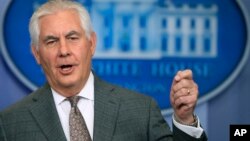 Ngoại trưởng Mỹ Tillerson mới đây gọi bạo lực ở Myanmar là thanh lọc sắc tộc