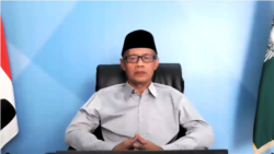 Ketua Umum PP Muhammadiyah Prof Haedar Nashir. (Foto: tangkapan layar/Nurhadi Sucahyo/VOA)