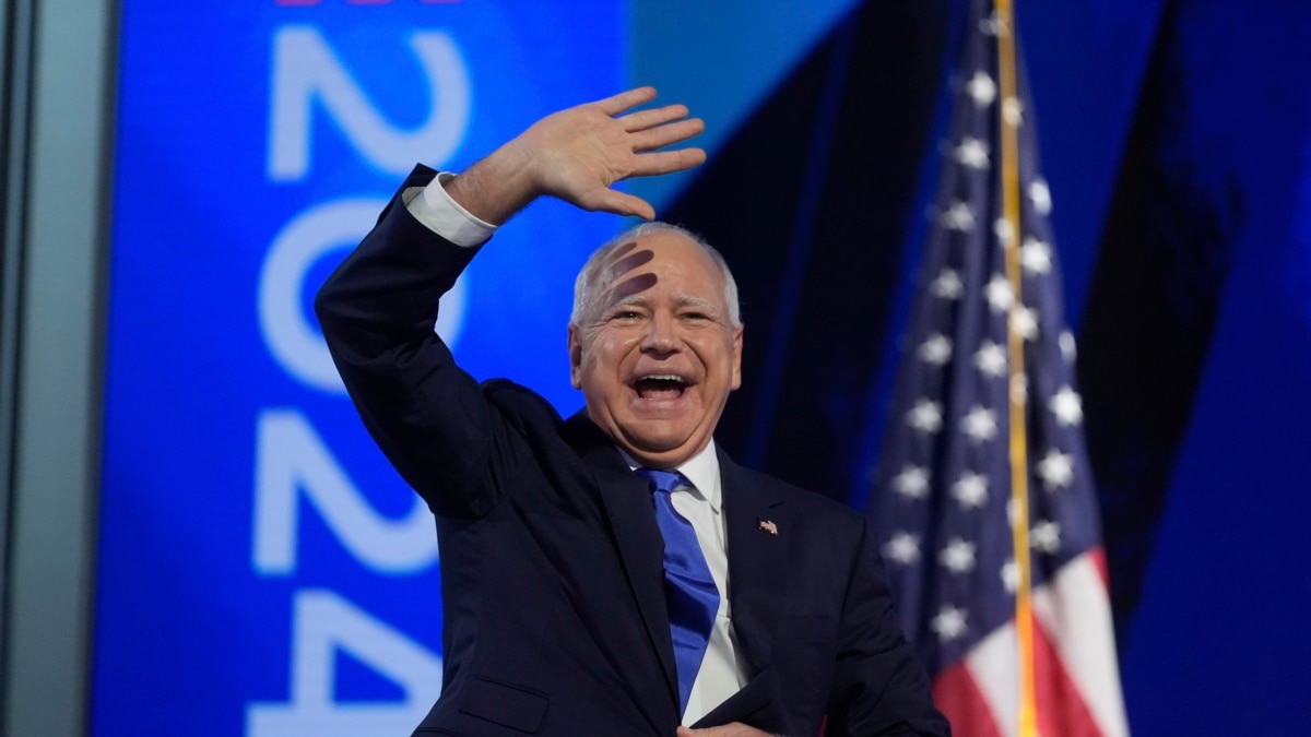 Gov. Tim Walz Shines At Democratic Convention Amid Campaign Challenges ...