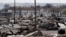 The devastated neighborhood of Abasand is shown after being ravaged by a wildfire in Fort McMurray, Alberta, Canada, May 13, 2016.