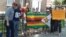 Some of the Zimbabweans who staged a protest outside the Zimbabwe Embassy in Washington DC, USA.