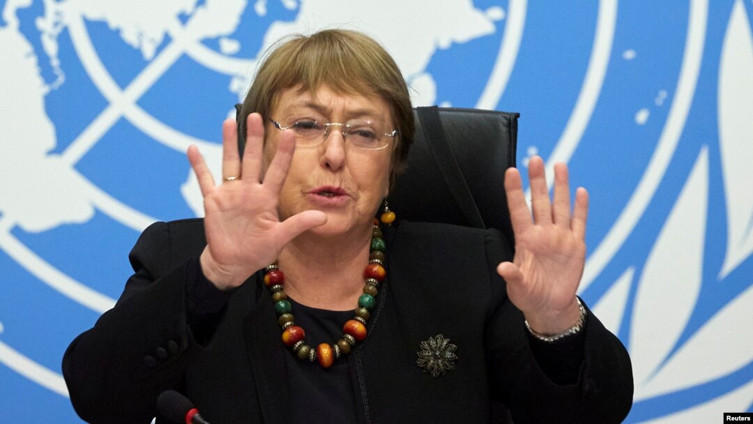 Komisioner Tinggi PBB untuk urusan HAM, Michelle Bachelet 